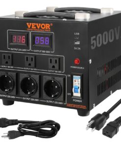 VEVOR 5000W Heavy Duty Voltage Converter Transformer