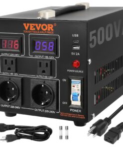 VEVOR 500W Voltage Converter Transformer