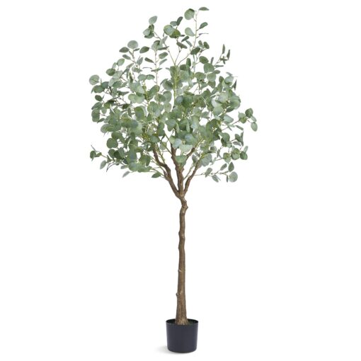 VEVOR 18 m 6 ft Artificial Eucalyptus Tree