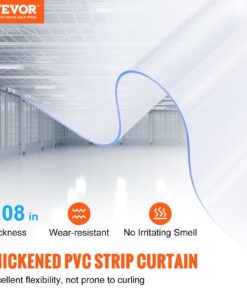 1524 cm (50') Length x 20 cm (8") Width x 2 mm (0.08") Thickness