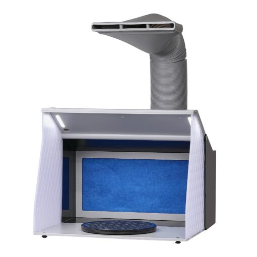 VEVOR Portable Airbrush Spray Booth with Dual Fans and LED Lights