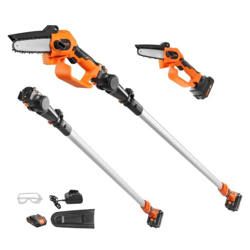 VEVOR 2 in 1 Cordless Pole Saw Mini Chainsaw