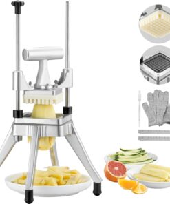 VEVOR Commercial Vegetable and Fruit Dicer with 10mm (3/8") Stainless Steel Blades - Heavy Duty Food Shaper for Restaurants and Home Kitchens