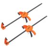 VEVOR 2 Pack 60 cm 24 inch One Handed Woodworking Bar ClampsSpreaders with 136 kg 300 lbs Load Limit