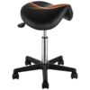 VEVOR Ergonomic Saddle Stool with Wheels