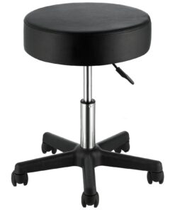 VEVOR Adjustable Height Rolling Stool with Wheels