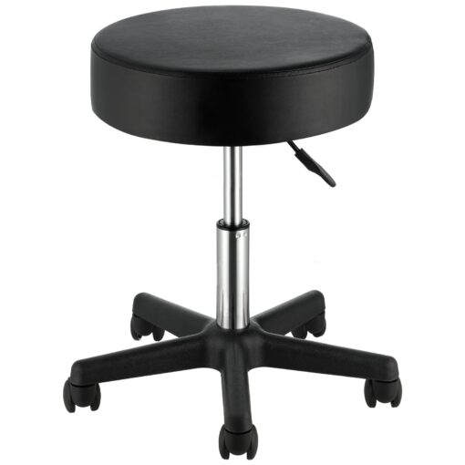 VEVOR Adjustable Height Rolling Stool with Wheels