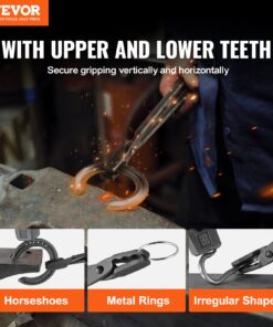 Кузнечные Щипцы из углеродистой стали со Стальными Заклепками формата А3 для изготовления Подков и Изогнутых форм