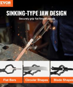 Легкие и прочные кузнечные щипцы для Лезвий ножей и круглых поковок
