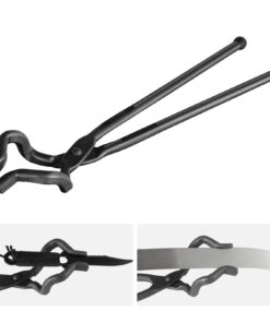 VEVOR 46 cm (18 inch) Z V-Bit Blacksmith Tongs with Carbon Steel and A3 Steel Rivets