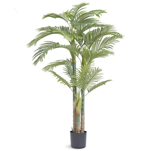 VEVOR 2m 656ft Tall Artificial Gold Cane Palm Tree Durable PE Material