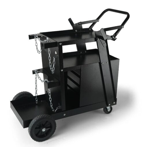 VEVOR 2 Tier Welding Cart with 4 Drawers