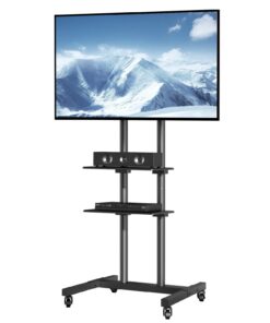 VEVOR Mobile TV Stand with Wheels for 81-178 cm (32-70 inch) TVs