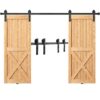 Комплект Фурнитуры для Раздвижных Дверей Сарая VEVOR 24m 8FT для Двойных Дверей