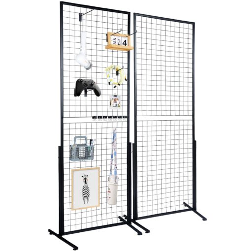 VEVOR Double Sided Grid Wall Panels Tower 2 Pack