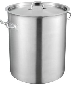 VEVOR 40 Liter (42 Quart) Stainless Steel Stockpot with Lid & Handle