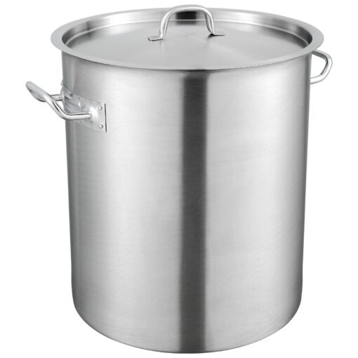 VEVOR 40 Liter 42 Quart Stainless Steel Stockpot with Lid Handle