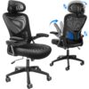 VEVOR Ergonomic Office Chair with Adjustable Lumbar Support and Headrest