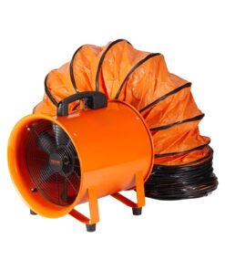 VEVOR 254mm (10 inch) Industrial Portable Extractor Fan Blower with 10m Duct Hose