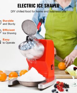 300W Efficient Snow Cone Maker with Stainless Steel Blades