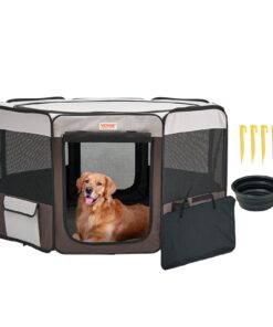 VEVOR Foldable Pet Playpen 117 cm (46 inch)