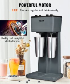 Stainless Steel Drink Blender with 1HP Motor and Dual 0.75L (25 fl oz) Cups