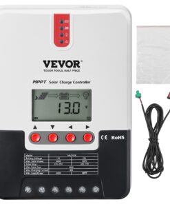 VEVOR 20A MPPT Solar Charge Controller with LCD Display