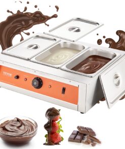 VEVOR Chocolate Tempering Machine with 3 Tanks