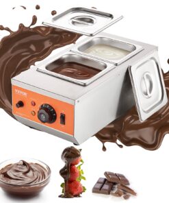 VEVOR 9 lbs (4 kg) Chocolate Tempering Machine with 2 Tanks