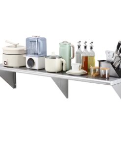 VEVOR Wall Mounted Stainless Steel Shelf 35.5 x 152 cm (14 x 60 in)