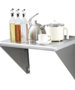 VEVOR Stainless Steel Wall Mounted Shelf 45.7 cm x 61 cm (18