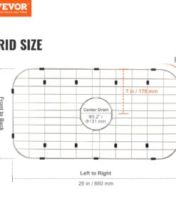 Rust-Proof Kitchen Sink Grate