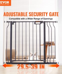 Adjustable 75-99 cm (29.5-39 inches) with Dual-Swing Design