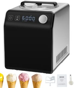 VEVOR 1.9L (2 Quart) Automatic Ice Cream Maker with 180W Compressor