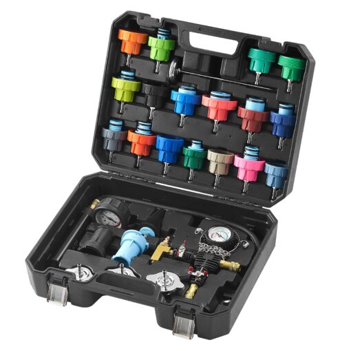 VEVOR 28 Piece Universal Radiator Coolant Pressure Tester Vacuum Refill Kit