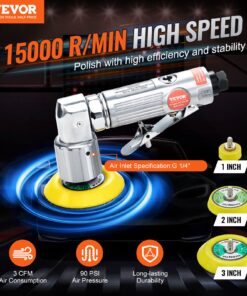 1/2/3 Inch (2.54/5.08/7.62 cm) Random Orbital Pneumatic Sander with 15000 RPM