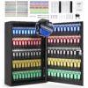 VEVOR 200 Key Steel Key Cabinet with Adjustable Racks