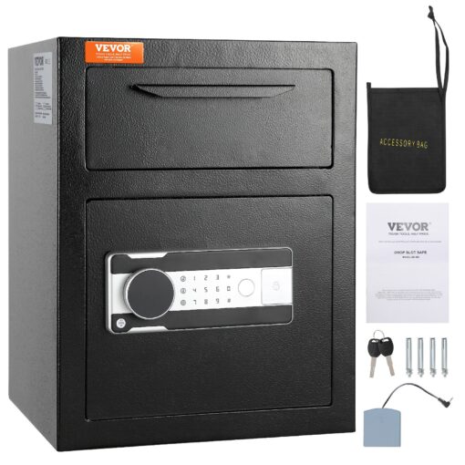 VEVOR 48L 17 Cu Ft Steel Depository Safe with Drop Slot