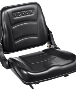 VEVOR Universal Forklift Seat with 16-34 cm (6.3-13.4 inch) Adjustable Slot