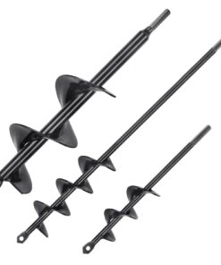 VEVOR Garden Auger Drill Bit Set of 3 for Planting