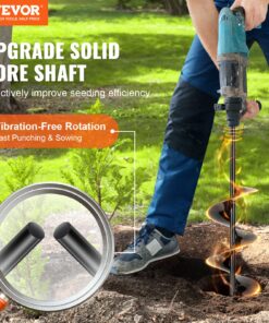 2-Piece Spiral Drill Bits for Planting and Digging