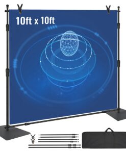 VEVOR regulējams fona statīva komplekts 3,3 m x 3,3 m (10 pēdas x 10 pēdas)