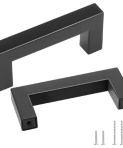 VEVOR 30 Pack Modern Matte Black Stainless Steel Cabinet Pulls