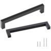 VEVOR 10 Pack Matte Black Stainless Steel Cabinet Pulls