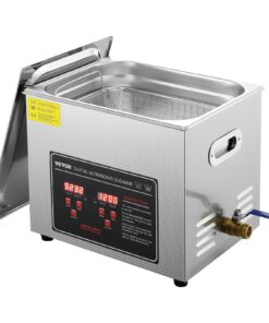 VEVOR 10L ultraskaņas tīrītājs ar digitālo taimeri un sildītāju