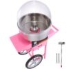 VEVOR 1050W Commercial Cotton Candy Machine with Cart  Cover