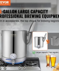 Thermometer & Dual Filtration for Beer Making