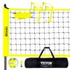 VEVOR Outdoor Portable Volleyball Net System with Adjustable Height 22 m to 24 m 74 ft to 8 ft