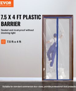Transparent PE Construction for Home Renovation and Dust Containment