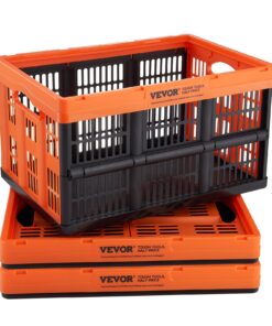 VEVOR 45L (11.9 Gallon) Collapsible Plastic Storage Bins